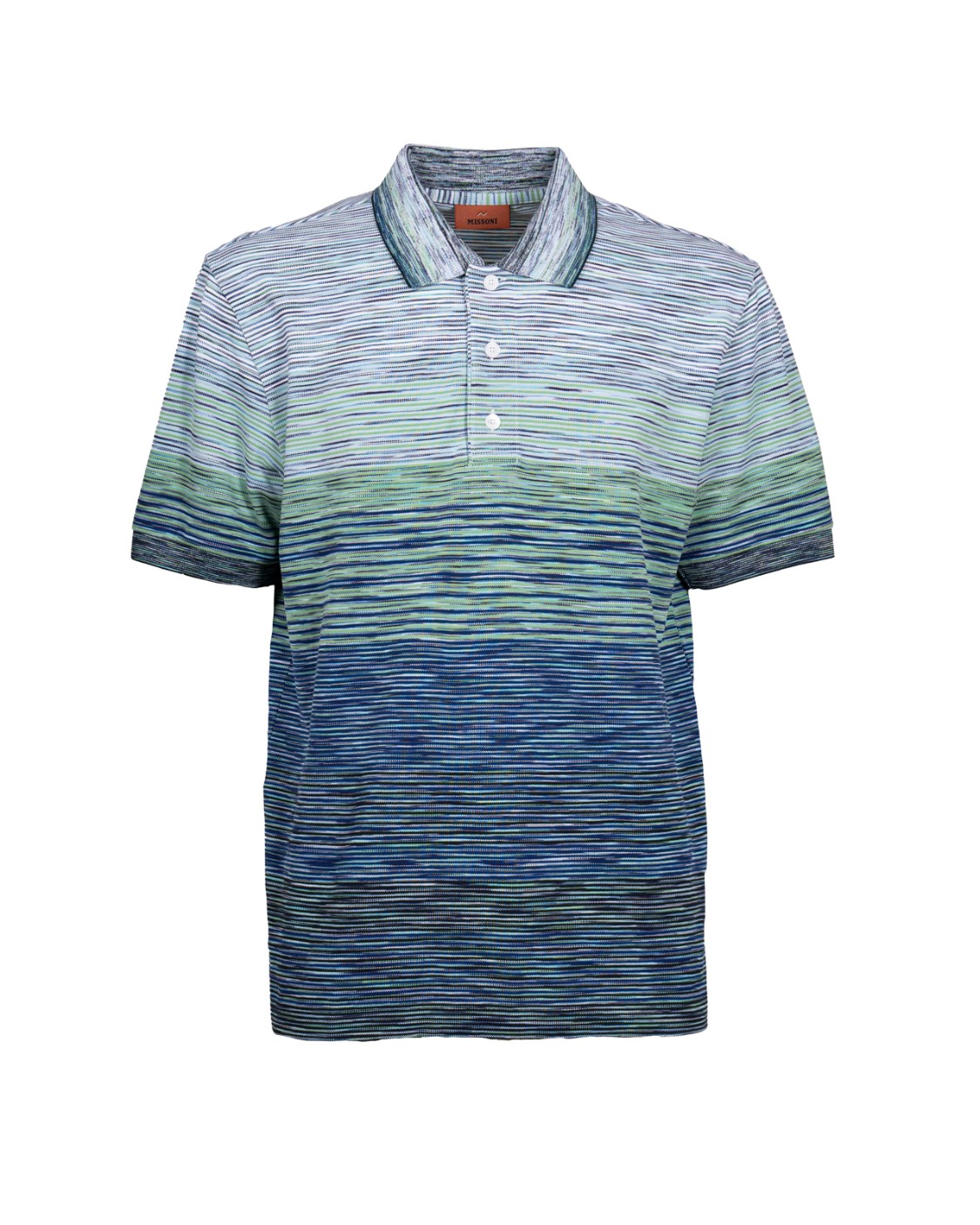 shop MISSONI  Polo: Missoni polo in piquet di cotone fiammato sfumato.
Polo in piquet.
Lavorazione in cotone fiammato sfumato.
Taglio essenziale.
Manica corta.
Composizione: 100%Cotone.
Made in Romania.. US25S20G BJ0014-SM9KU number 7611466